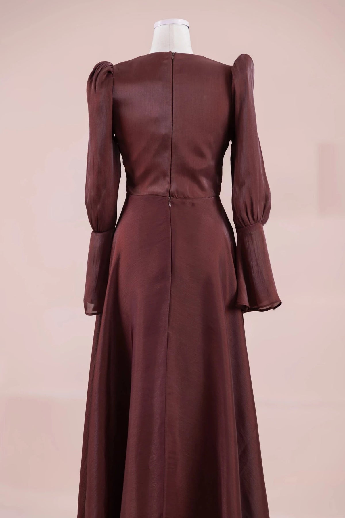 Glamour Tesettür Abiye - Çimen yeşili