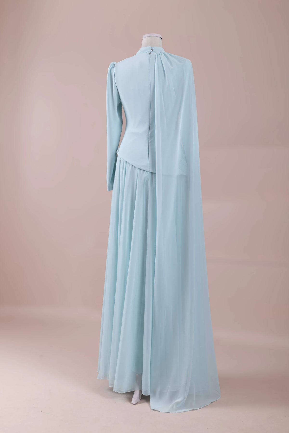 Mirinde Tesettür Abiye - pearl blue