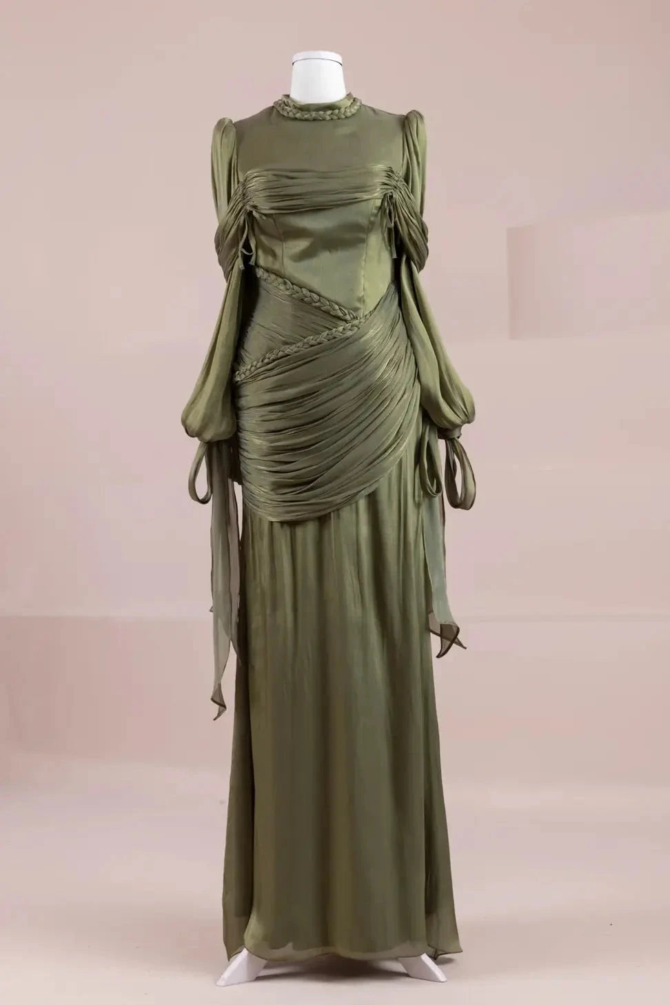 Galadriel Tesettür Abiye - Taş