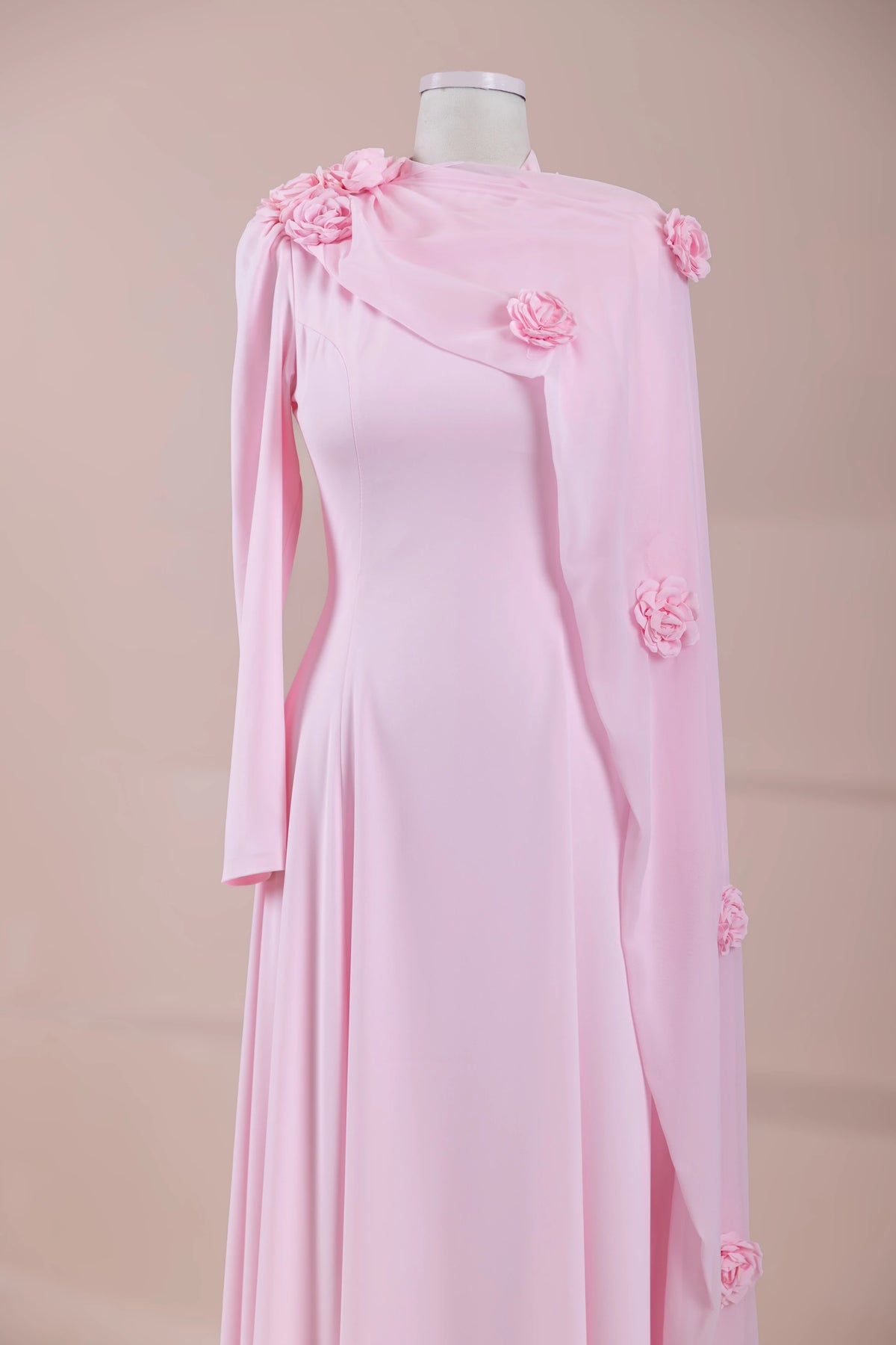 Jaidah Tesettür Abiye - PEMBE