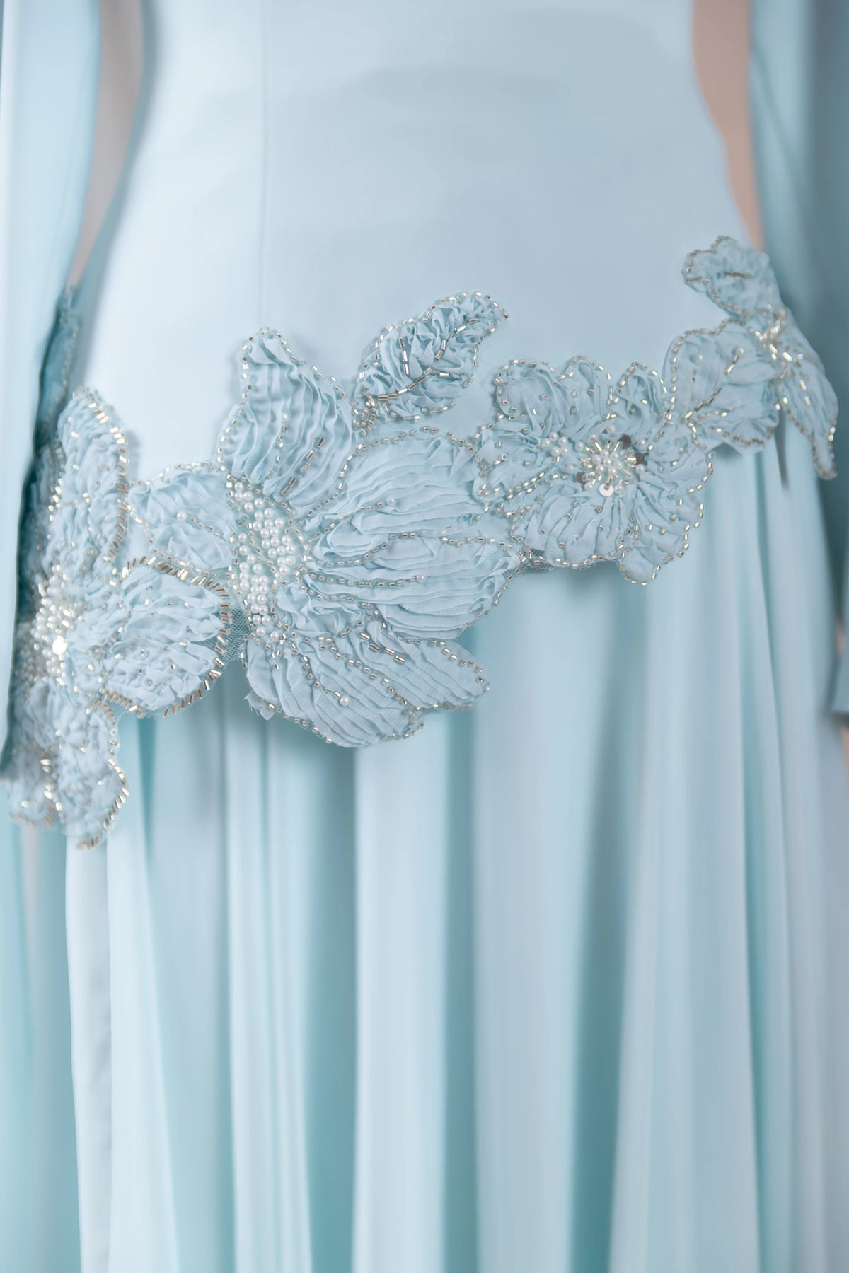 Mirinde Tesettür Abiye - pearl blue