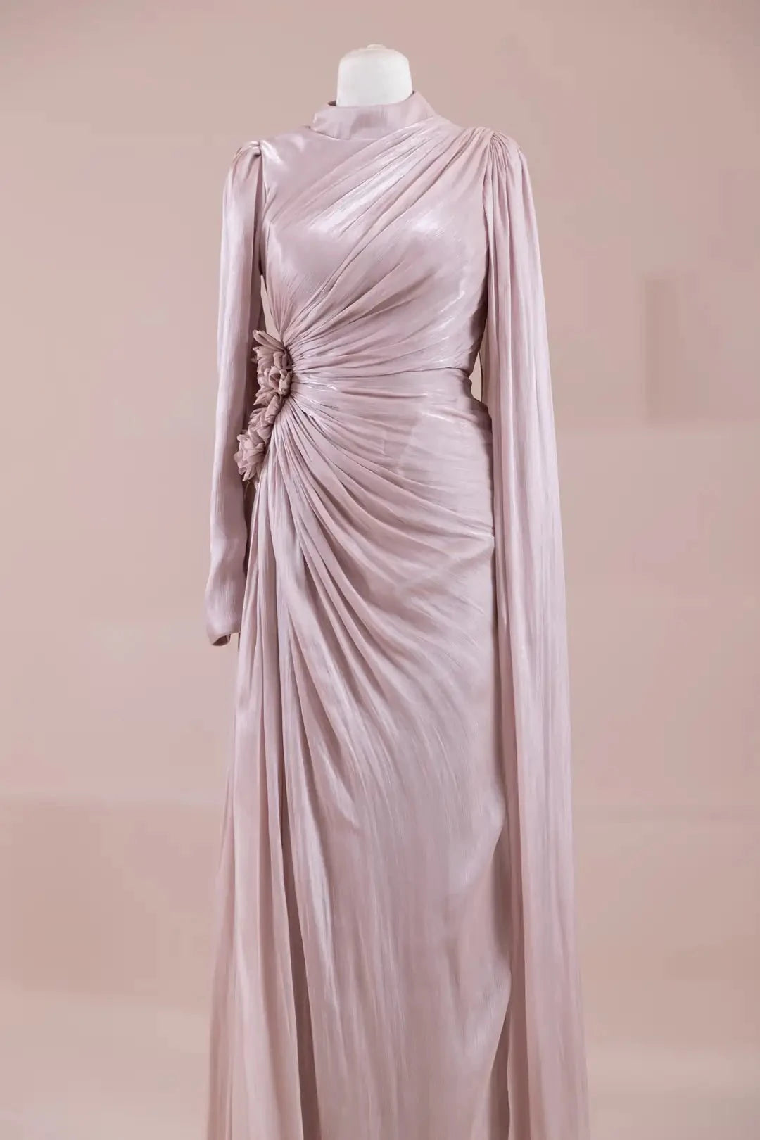 Elisa Tesettür Abiye - PEMBE