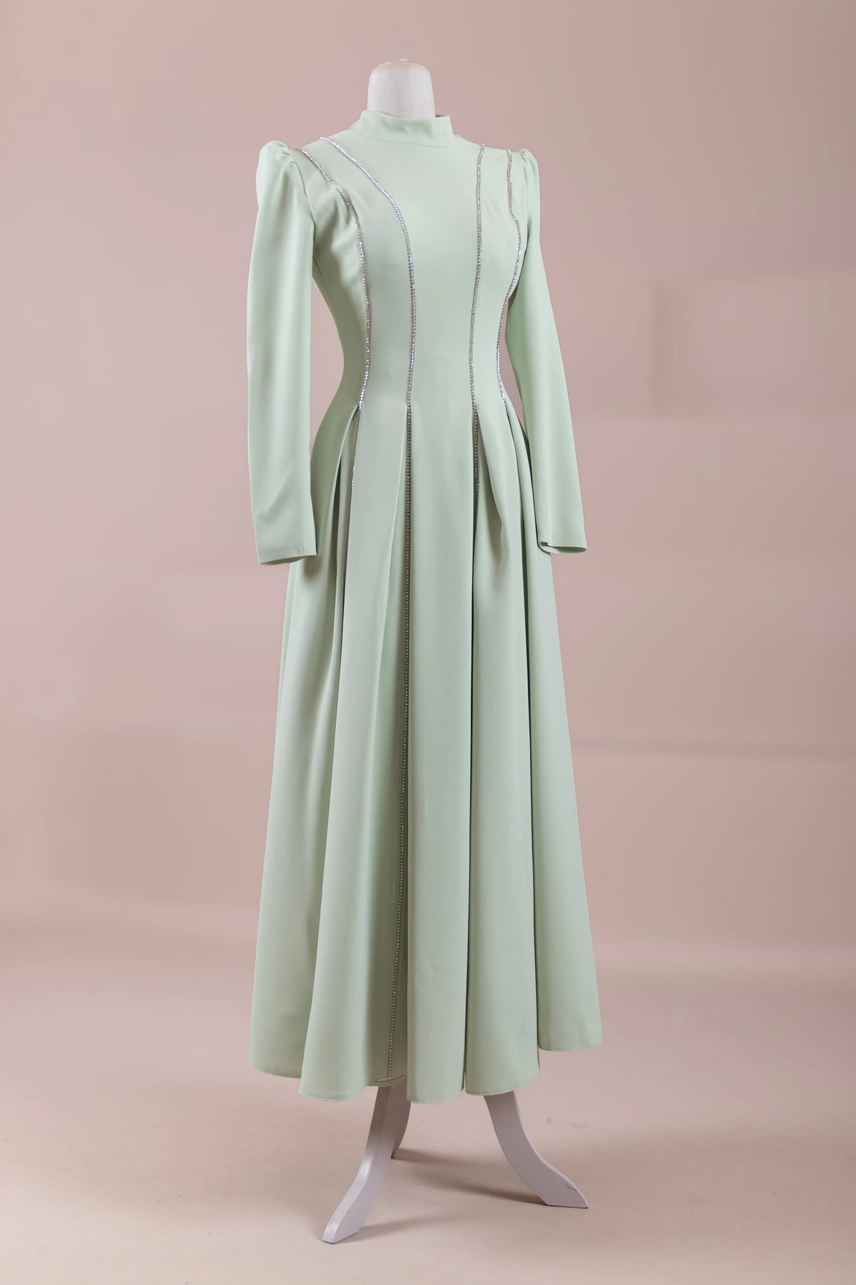 Poudre Tesettür Abiye - pearl blue