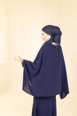 Eveline Tesettür Abiye - Siyah