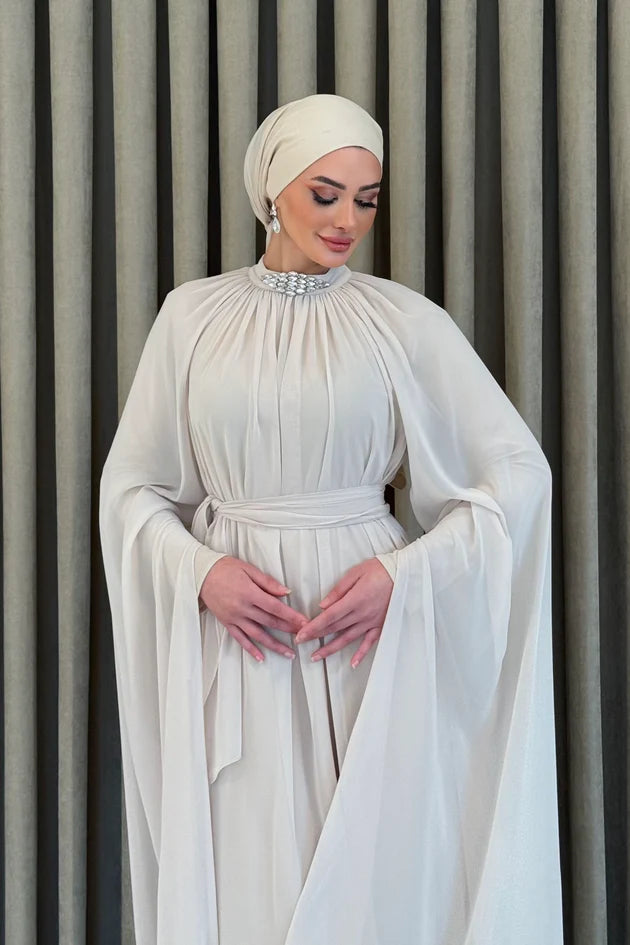 Elisa Tesettür Abiye - Vanilya