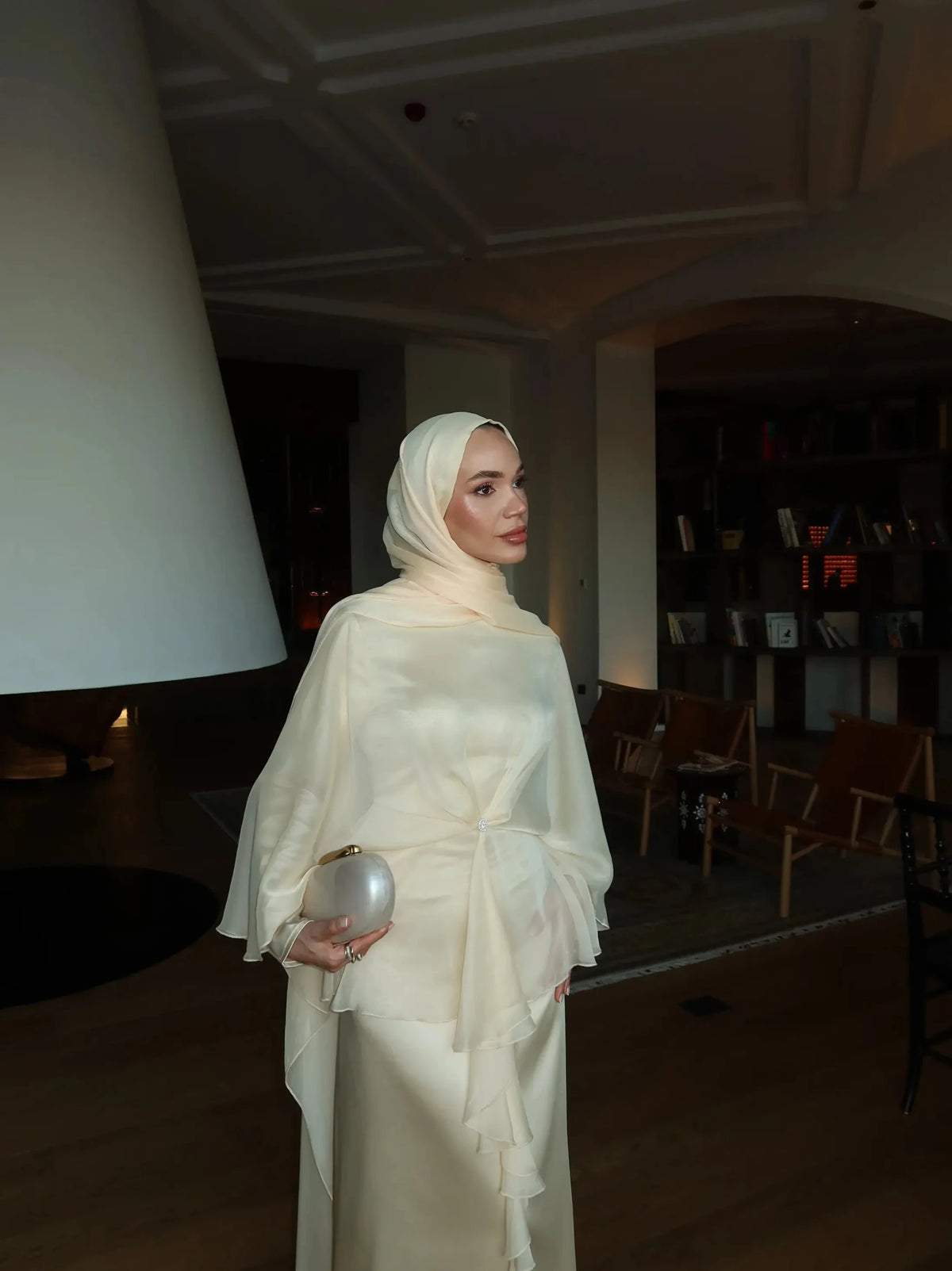 İlyora Tesettür Abiye - Butter