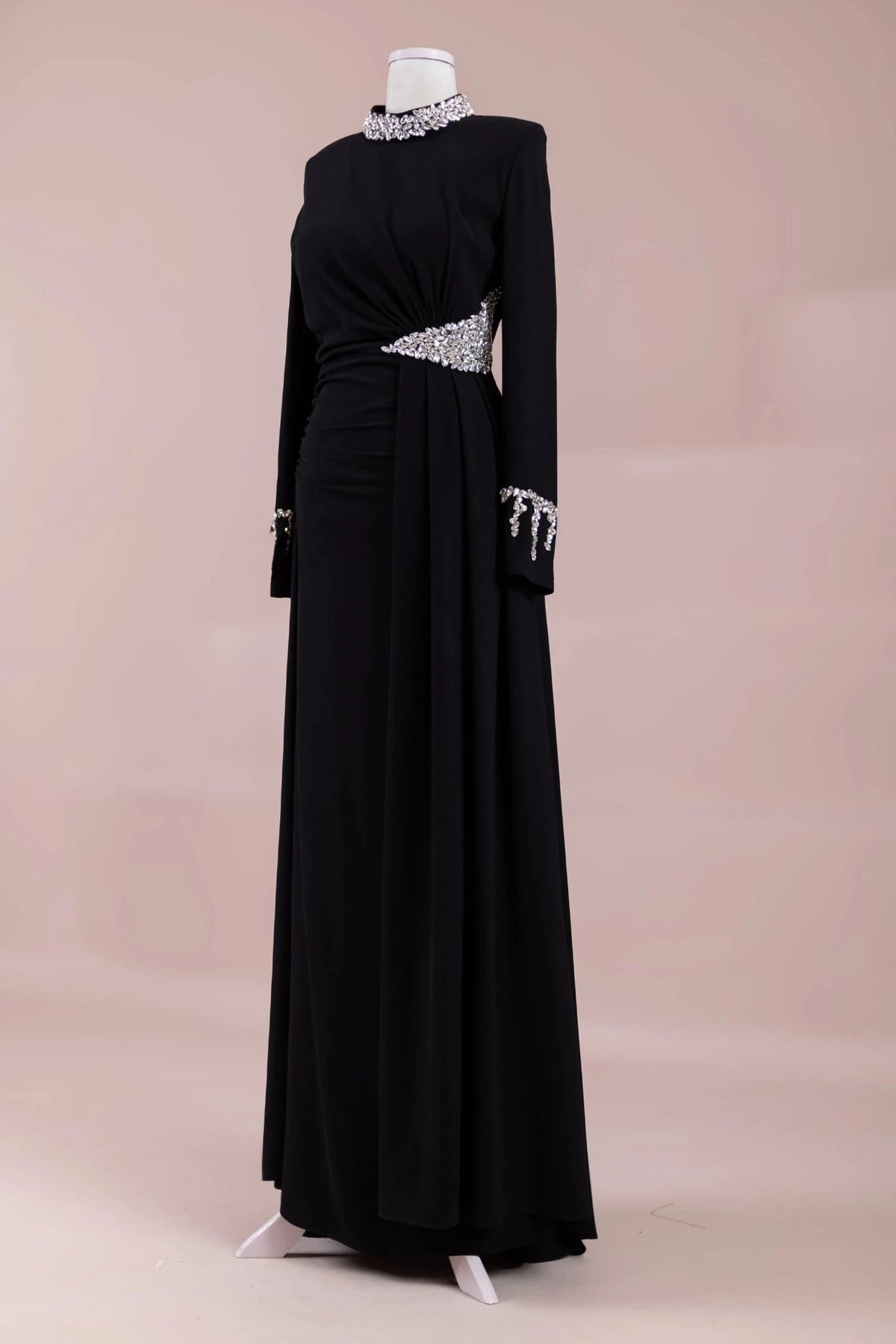 Tasha Tesettür Abiye - Siyah