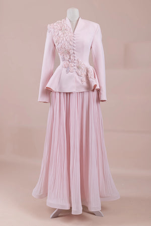 Callista Tesettür Abiye - PEMBE