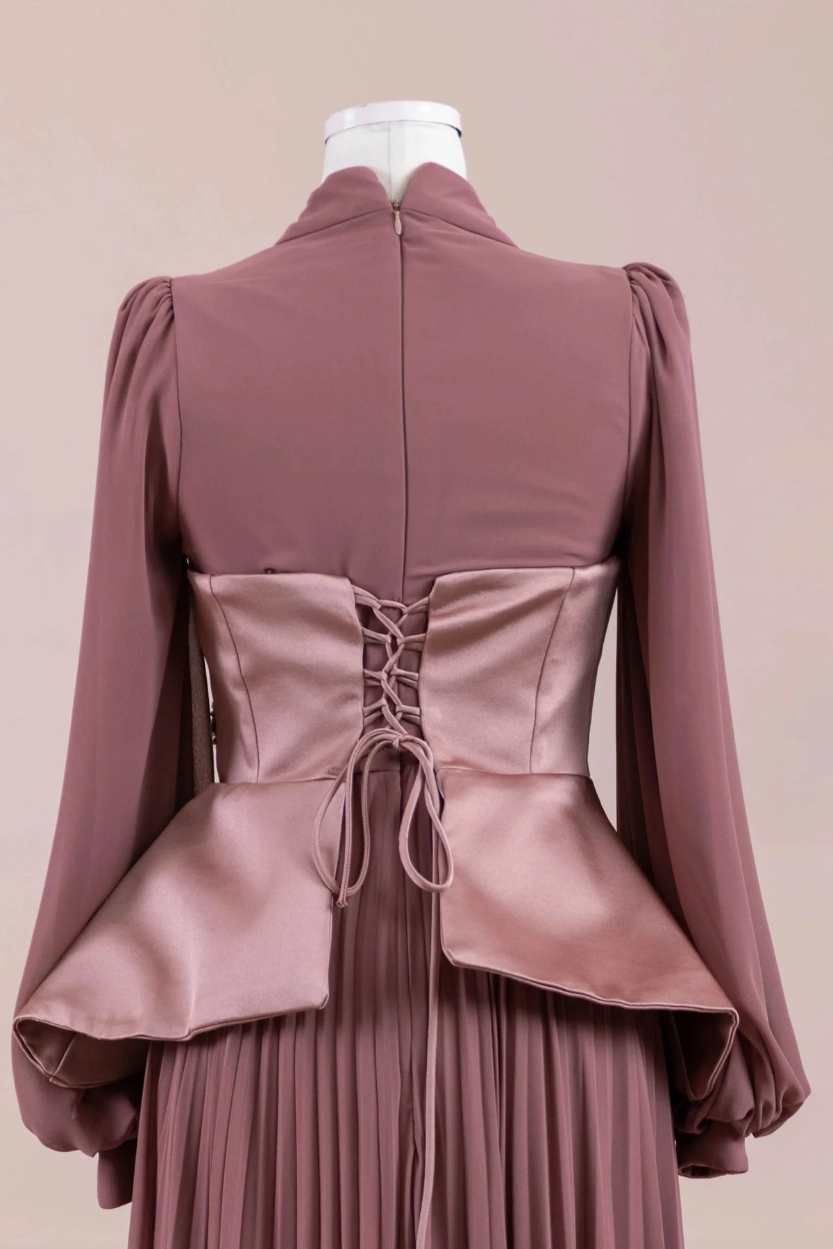 Eyla Tesettür Abiye - Berry Burgundy
