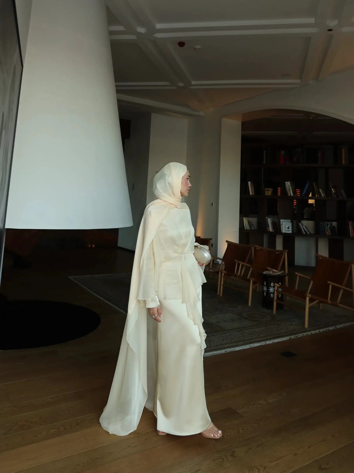 İlyora Tesettür Abiye - Butter