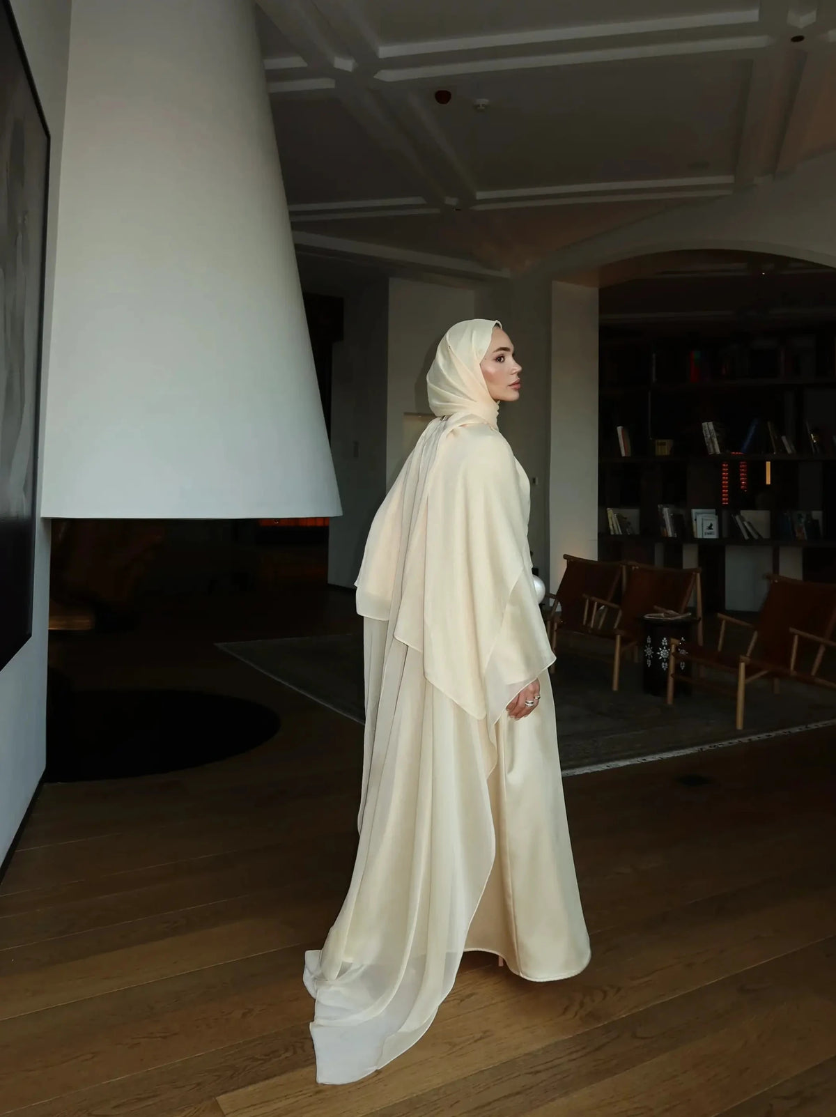 İlyora Tesettür Abiye - Butter