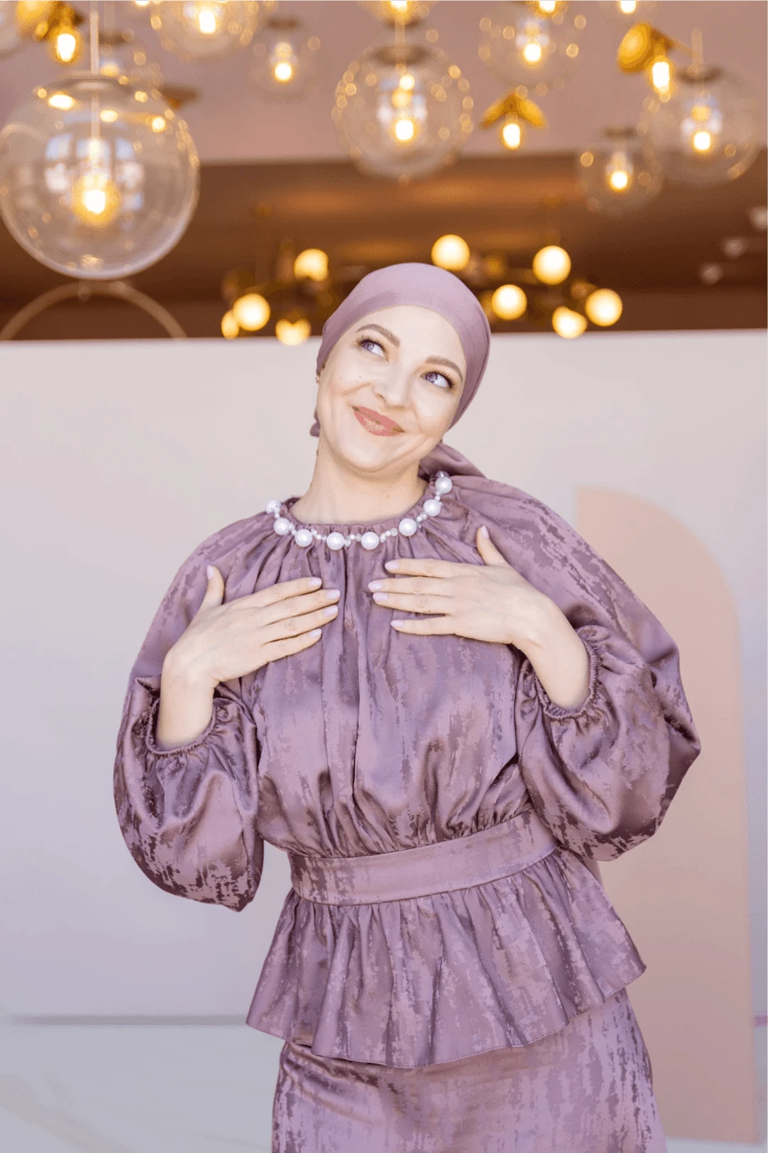 Grazia Tesettür Takım - Yağ Yeşili